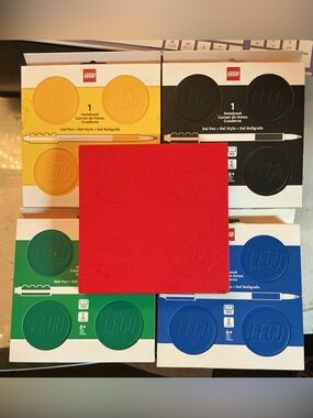 Set of Lego 2.0 Locking Notebooks w/ Gel pen, NWT